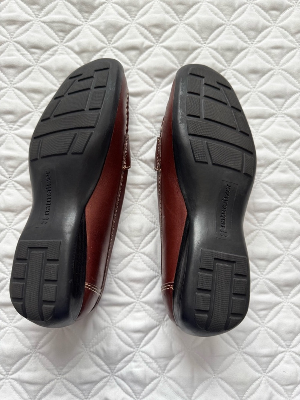 Naturalizer Women's Carletta Brown Leather Penny Loafers Flats Slip-on Size 7 - Picture 11 of 13